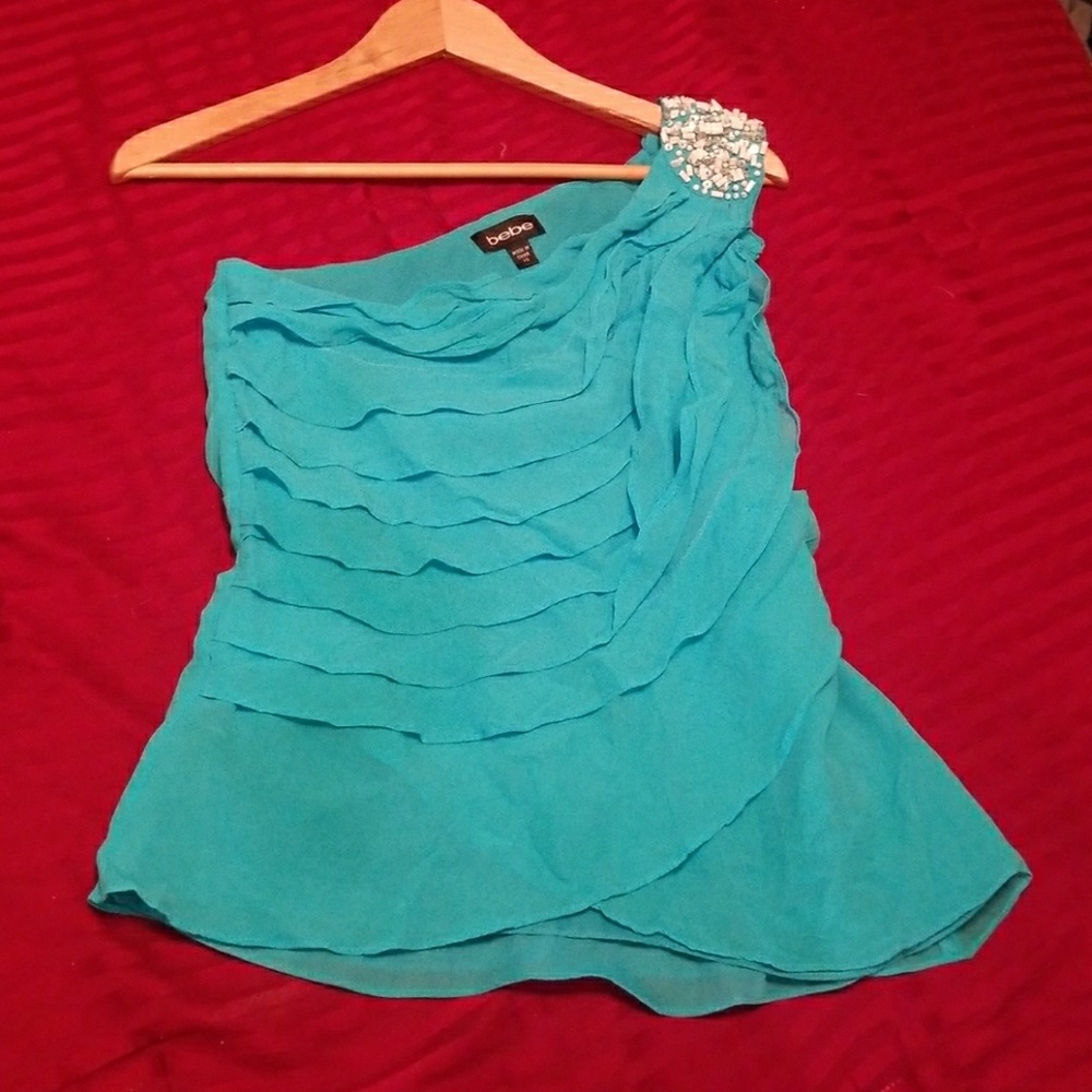 Bebe shirt off shoulder